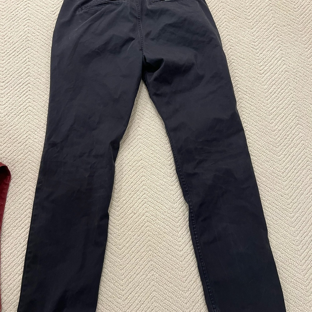 Bonobos navy Chinos Straight-Leg Cotton Blend